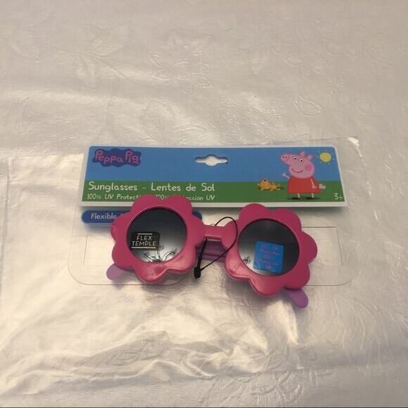 Peppa Pig Flower Sunglasses Pink Purple Kids - Picture 2 of 16